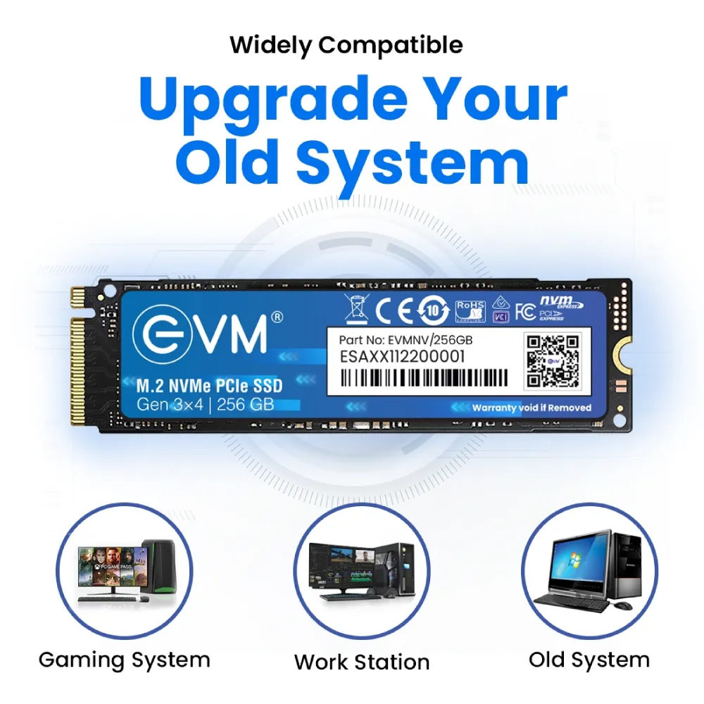 EVM Internal SSD 256GB NVMe view 4
